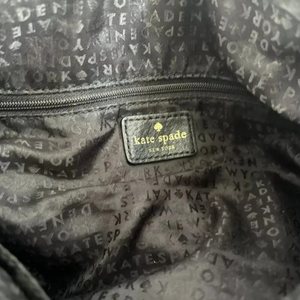 Kate Spade Handbag Leather black Satchel ShoulderBag Purse